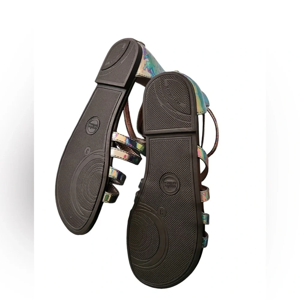 Iridescent Strappy Sandals -‎ Girls
